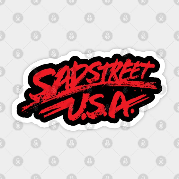 Sadstreet USA Sticker by PentaGonzo